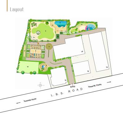  jainam elysium Layout Plan