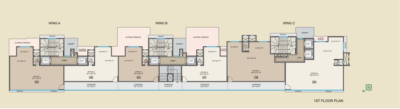  prathmesh darshan Tower A Cluster Plan