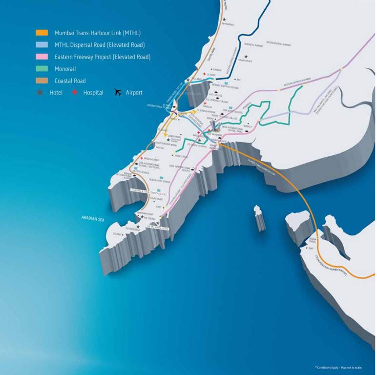 island city center Location Plan