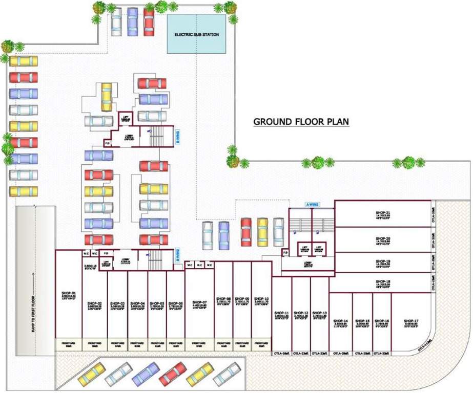  om rudra heights Images for Cluster Plan of Shubh Laxmi Om Rudra Heights