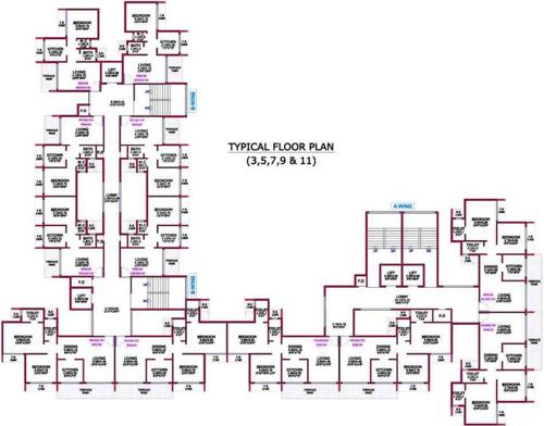  om-rudra-heights Images for Cluster Plan of Shubh Laxmi Om Rudra Heights