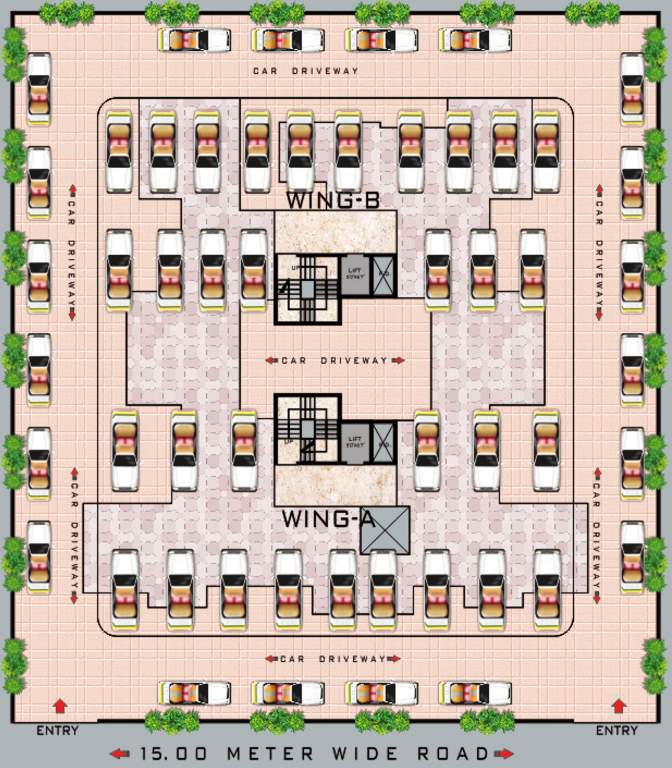  kalash Images for Cluster Plan of KD Kalash