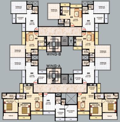  kalash Images for Cluster Plan of KD Kalash