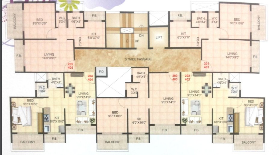  darpan Tower A Cluster Plan