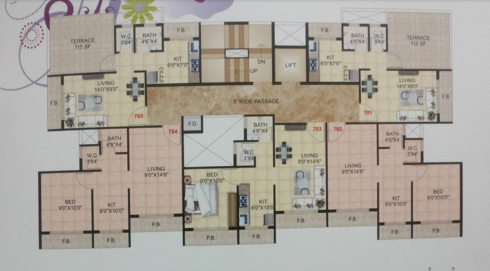  darpan Tower A Cluster Plan
