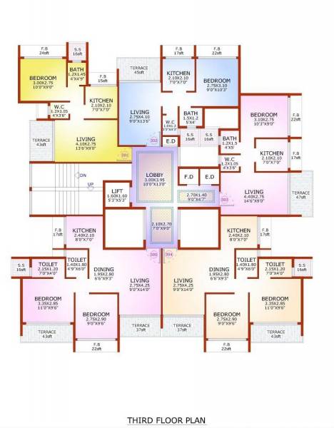 clusterPlan of Skyline Corner