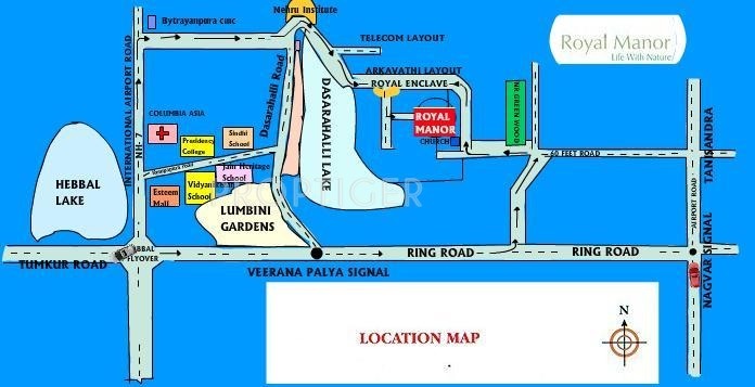  royal manor Location Plan