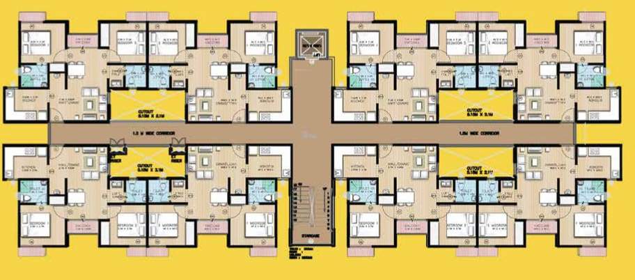  vaibhava kengeri Tower A Cluster Plan
