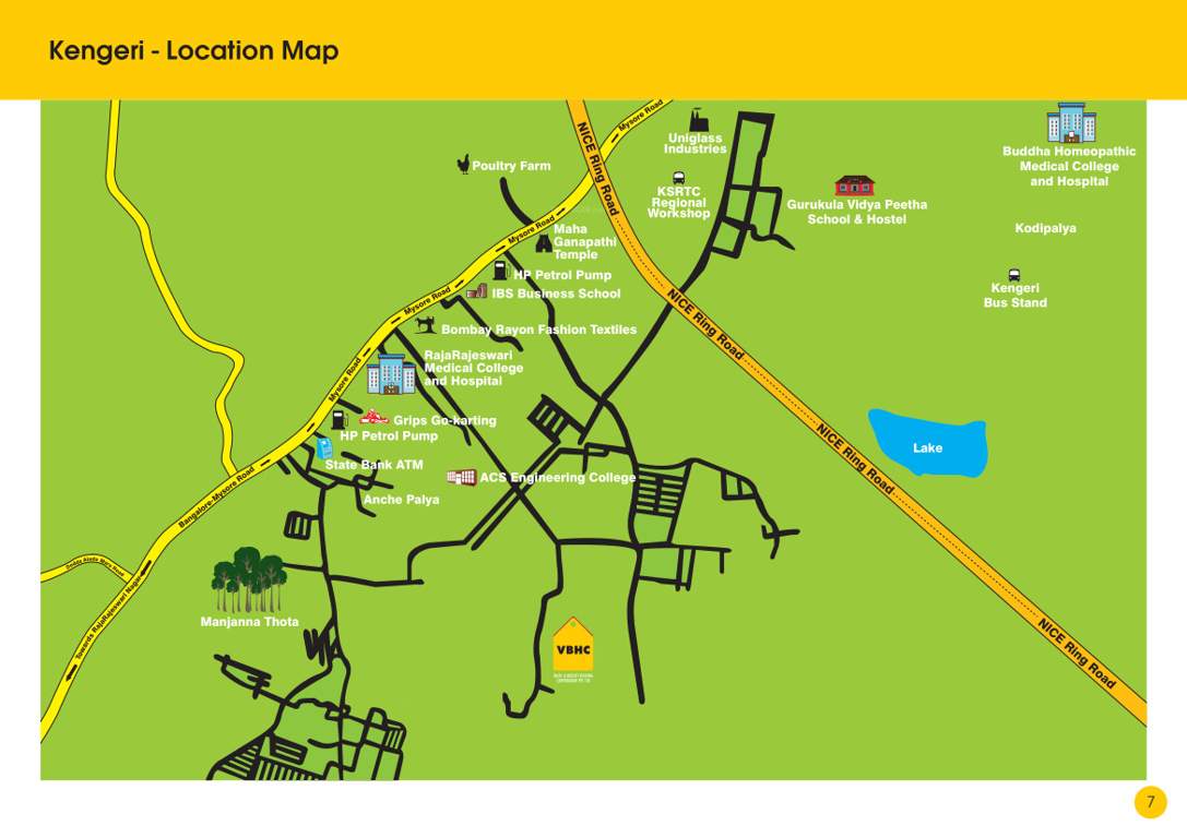  vaibhava kengeri Location Plan