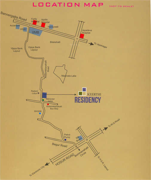  keerthi-residency Location Plan