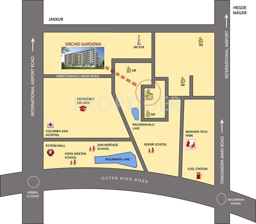 orchid gardenia Images for Location Plan of NR Orchid Gardenia