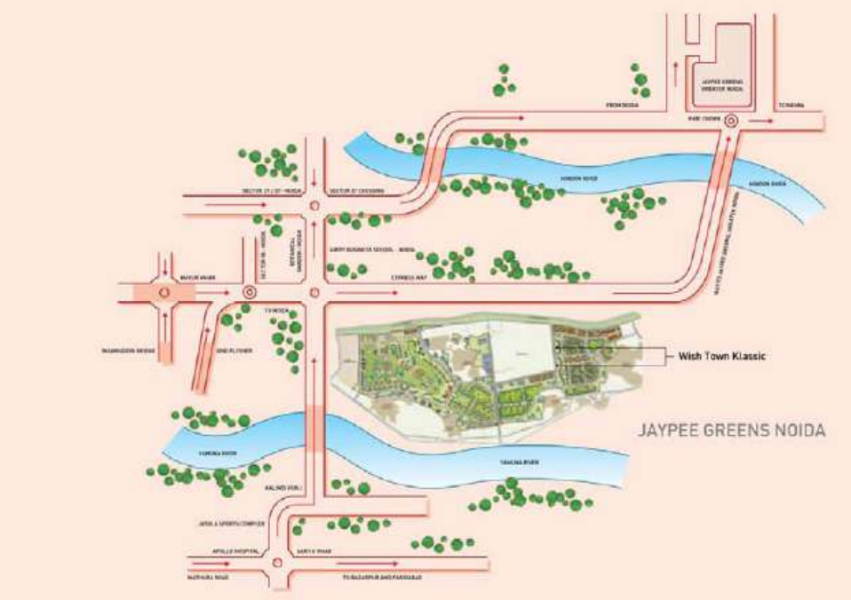 wish town klassic Location Plan