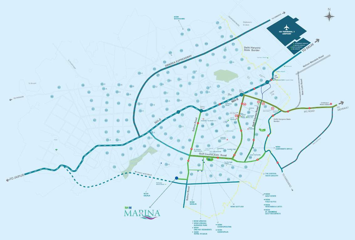  the marina Location Plan