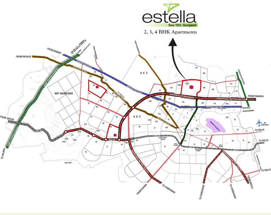 estella Location Plan