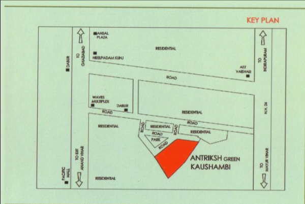 green-kaushambi Location Plan