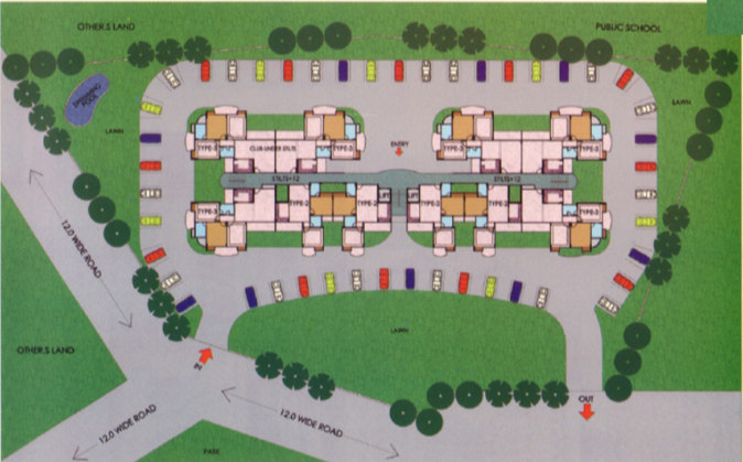  green kaushambi Master Plan