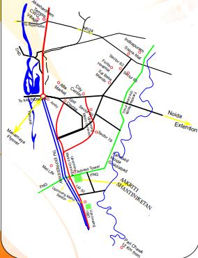  akriti-shantiniketan Location Plan