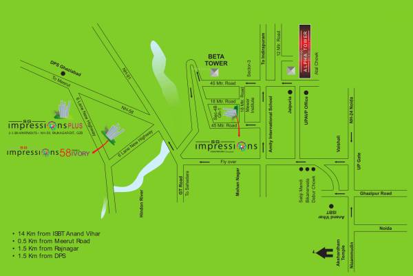  impressions-58-phase-2-ivory-tower Location Plan
