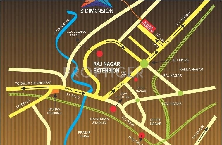 Images for Location Plan of Krishna 3 Dimension