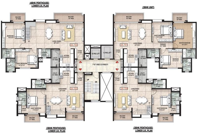 arista Tower 3A Cluster Plan