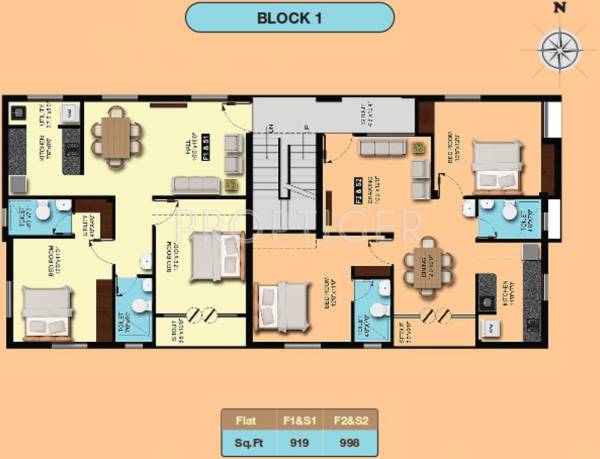 Images for Cluster Plan of Sumangali Residences Gajendran Enclave