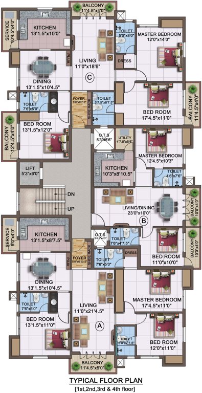 Images for Cluster Plan of KCee Vasantham