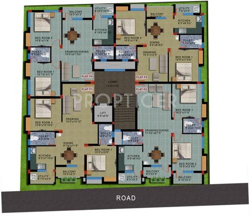 Images for Cluster Plan of Sumangali Residences Gardenia Images for Cluster Plan of Sumangali Residences Gardenia