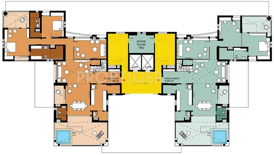 Images for Cluster Plan of Ambuja Neotia Upohar