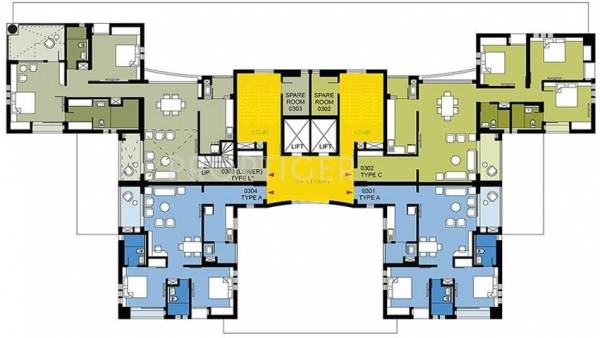 Images for Cluster Plan of Ambuja Neotia Upohar