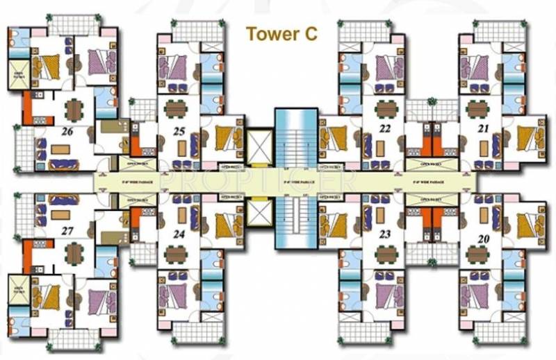 Images for Cluster Plan of High End Infratech Paradise