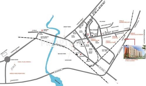  tanushree Images for Location Plan of Ansal Tanushree