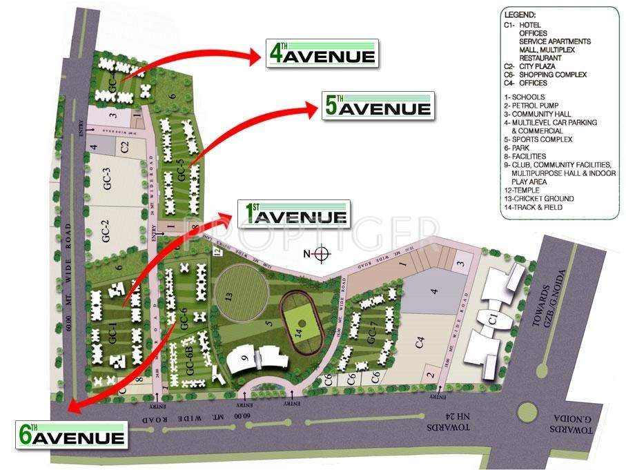  6th avenue Images for Master Plan of Gaursons 6th Avenue