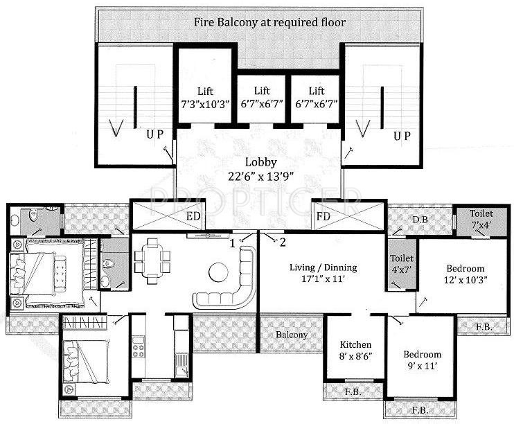  eleganza Wing C Cluster Plan
