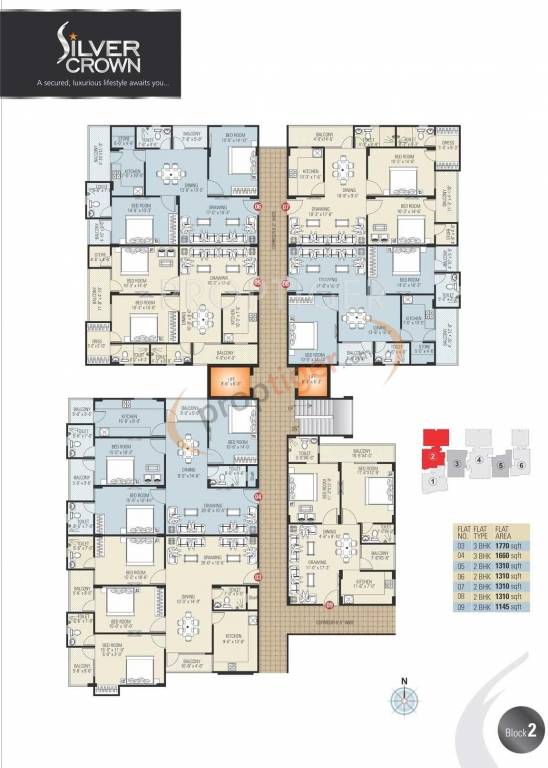Images for Cluster Plan of Vardhman Silver Crown