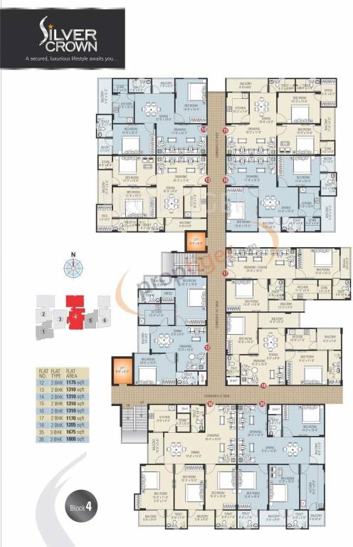 Images for Cluster Plan of Vardhman Silver Crown