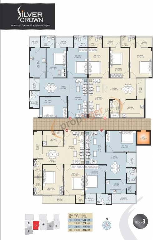 Images for Cluster Plan of Vardhman Silver Crown