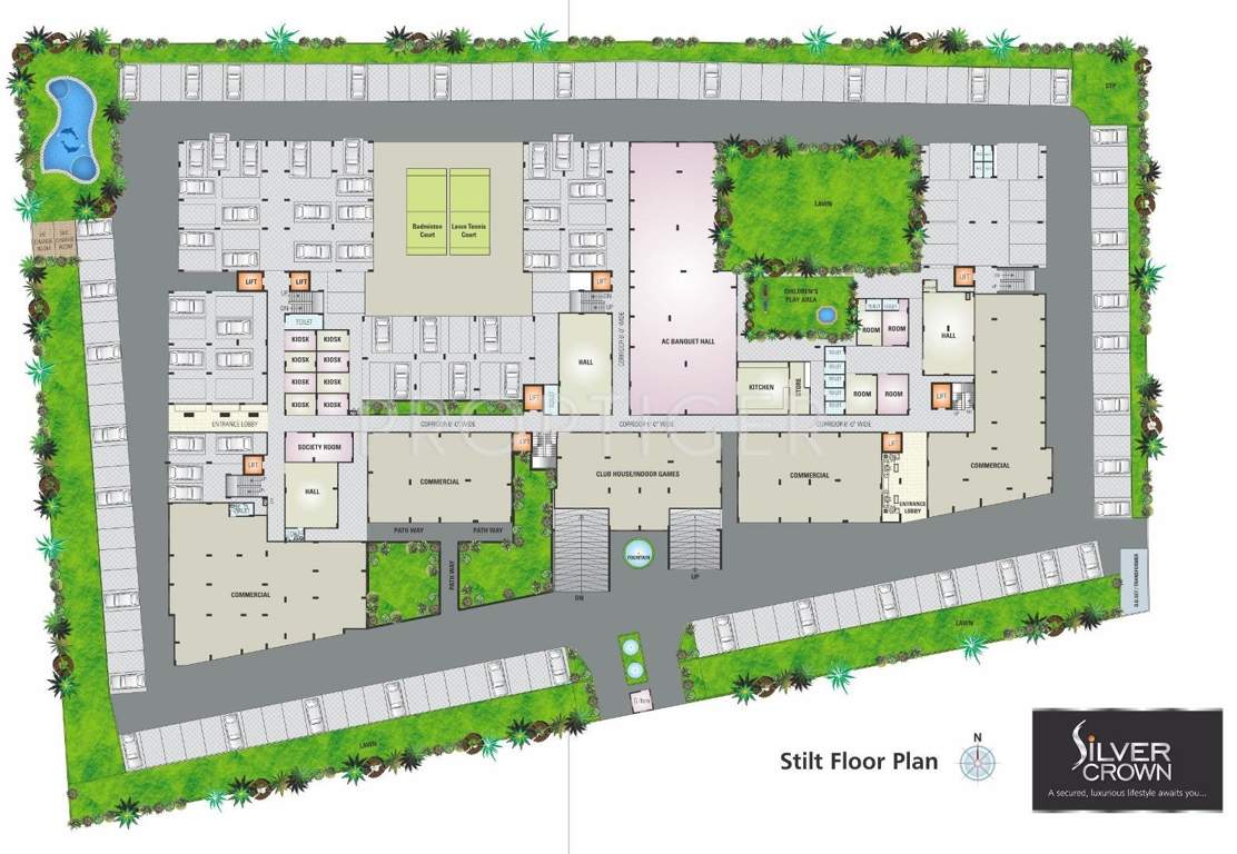 silver crown Images for Layout Plan of Vardhman Silver Crown