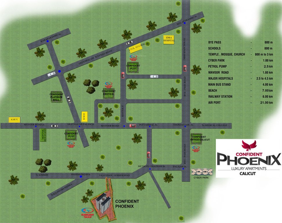 phoenix Images for Location Plan of Confident Phoenix
