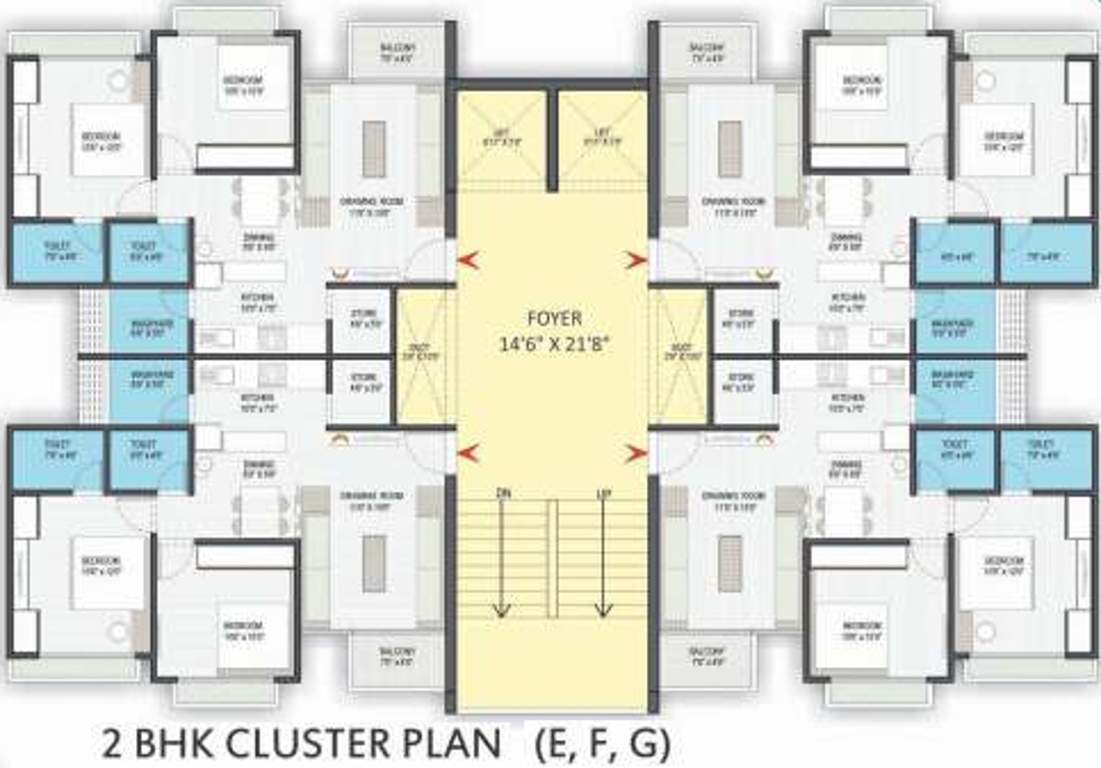 shree vishnudhara gardens Images for Cluster Plan of Art Shree Vishnudhara Gardens