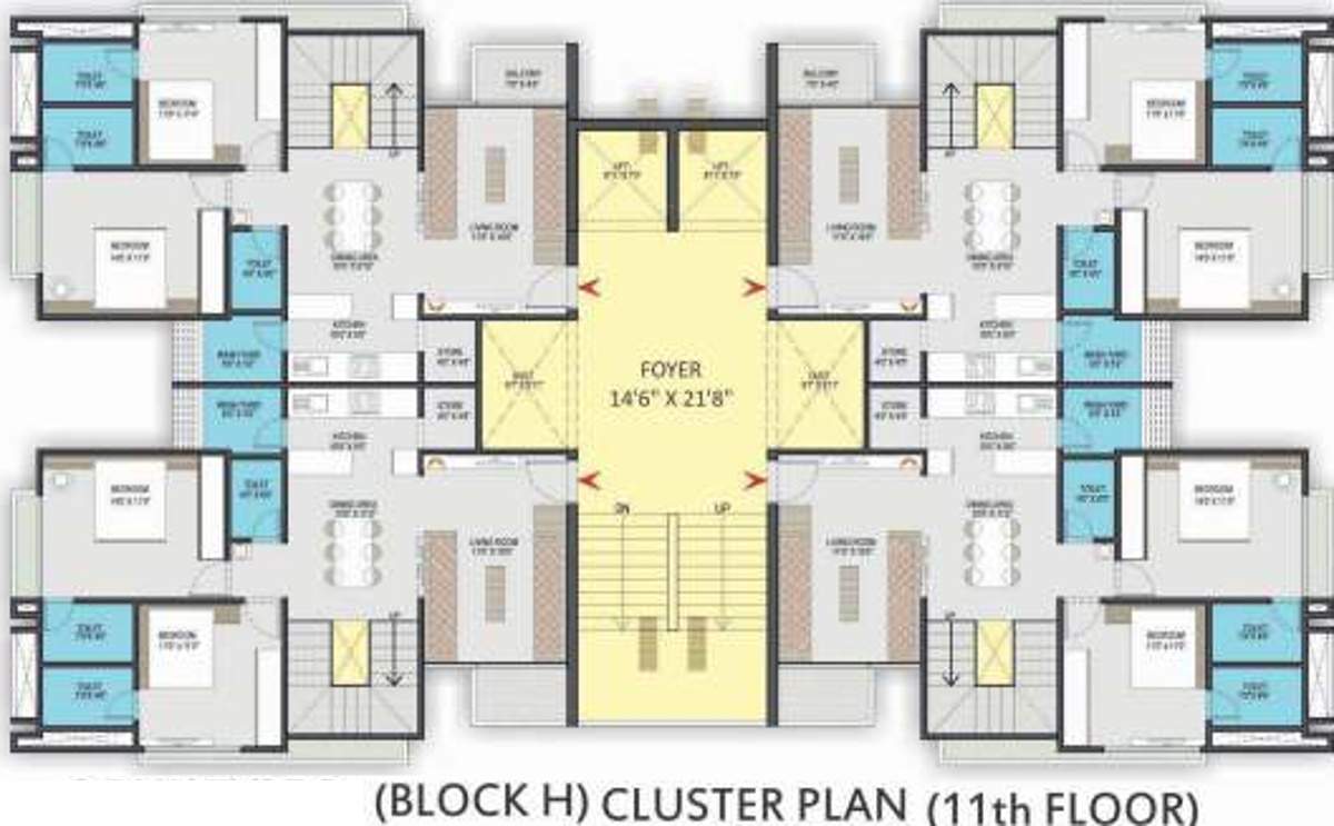 shree vishnudhara gardens Images for Cluster Plan of Art Shree Vishnudhara Gardens