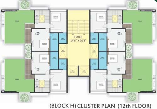  shree-vishnudhara-gardens Images for Cluster Plan of Art Shree Vishnudhara Gardens