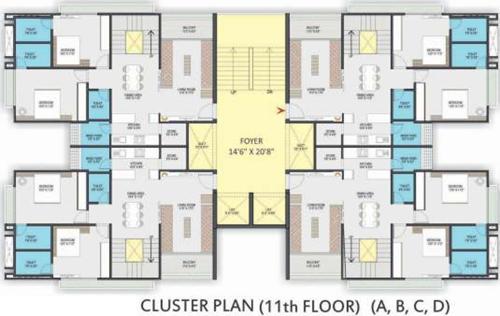  shree-vishnudhara-gardens Images for Cluster Plan of Art Shree Vishnudhara Gardens