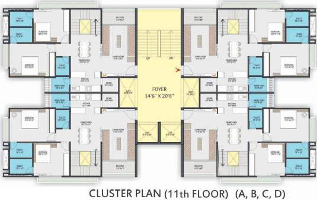shree vishnudhara gardens Images for Cluster Plan of Art Shree Vishnudhara Gardens