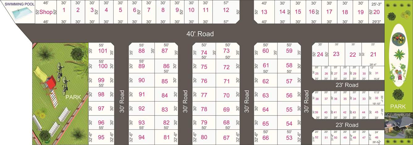 Images for Layout Plan of Manju Yakshini Metro City