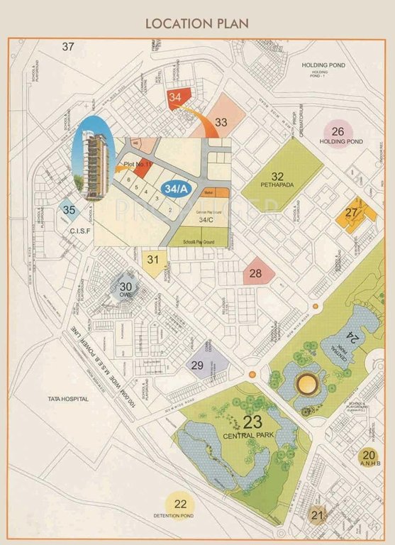 Images for Location Plan of Muktistar Sapphire Heights