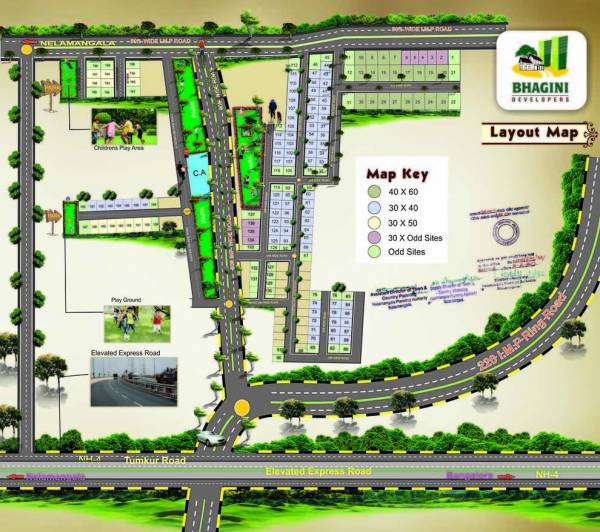 Images for Layout Plan of Bhagini Developers Udaya Ravi Enclave