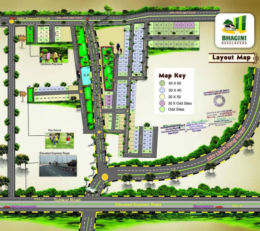 Images for Layout Plan of Bhagini Developers Udaya Ravi Enclave
