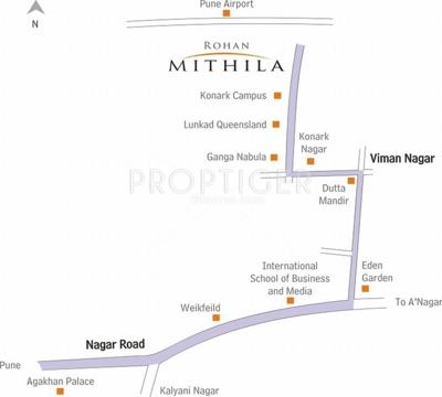  mithila Images for Location Plan of Rohan Mithila