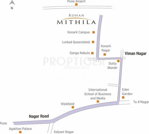  mithila Images for Location Plan of Rohan Mithila