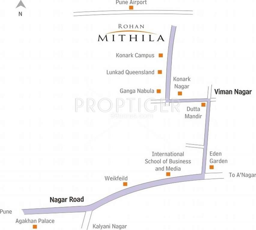 mithila Images for Location Plan of Rohan Mithila